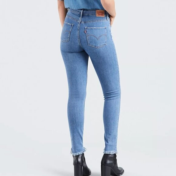 NEW Levi's 721 High Rise Skinny Jeans Medium Wash Size 25 - Picture 2 of 9